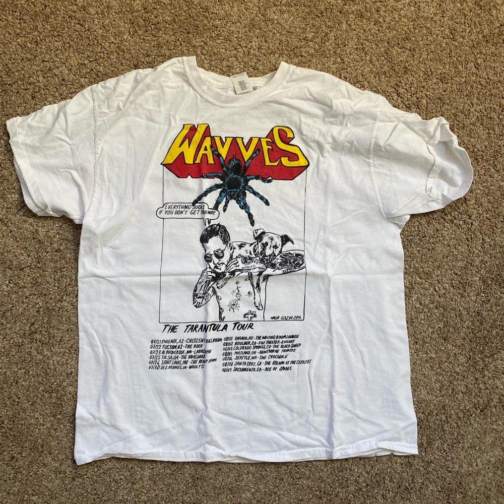 Wavves tour shirt